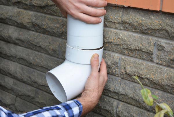 Drainage Downspout Repair in Crystal Lake