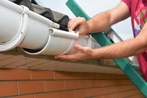 Large Gutter Repair in Crystal Lake