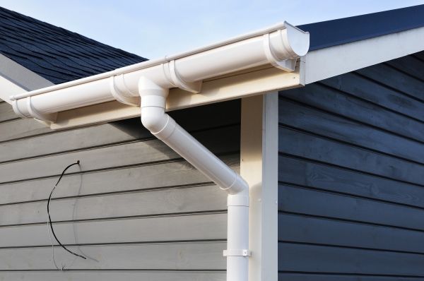 PVC Rain Gutter Installation in Crystal Lake